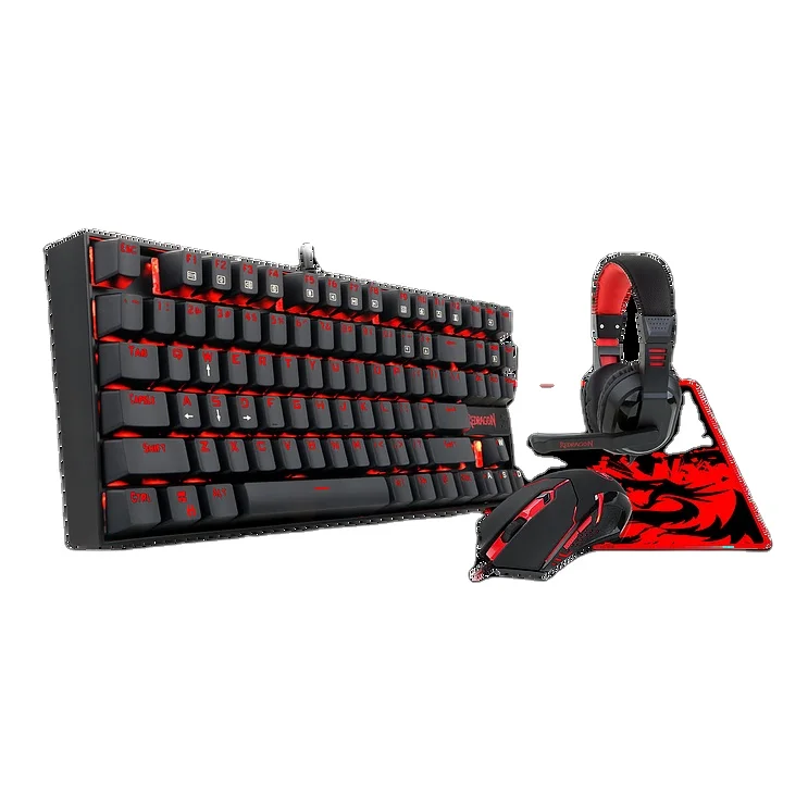 

2021 Hot Sell Redragon K552-BB Blue Keyboard With Mouse Gaming Combo