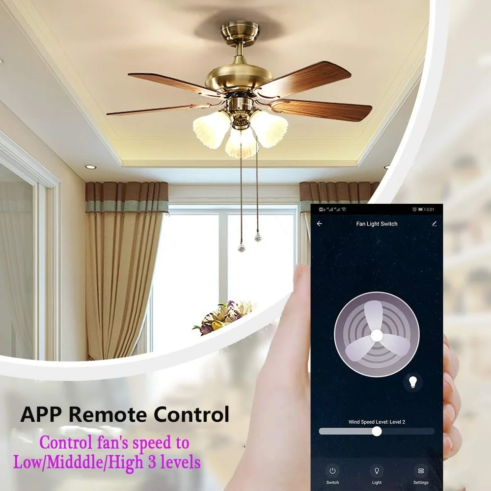 Wifi Smart Light Switches Fan Celling 