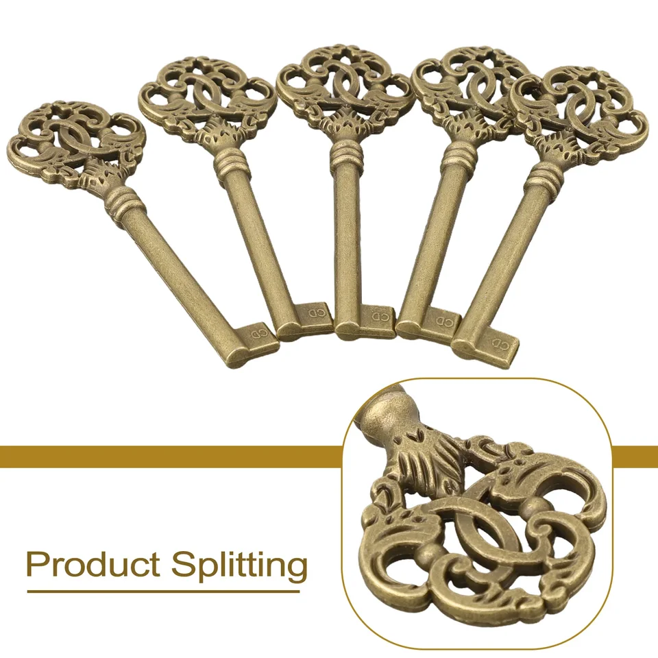 Chiavi Per Mobili Armadi Universali In Ottone Cromo Lucido 2 Pezzi 315