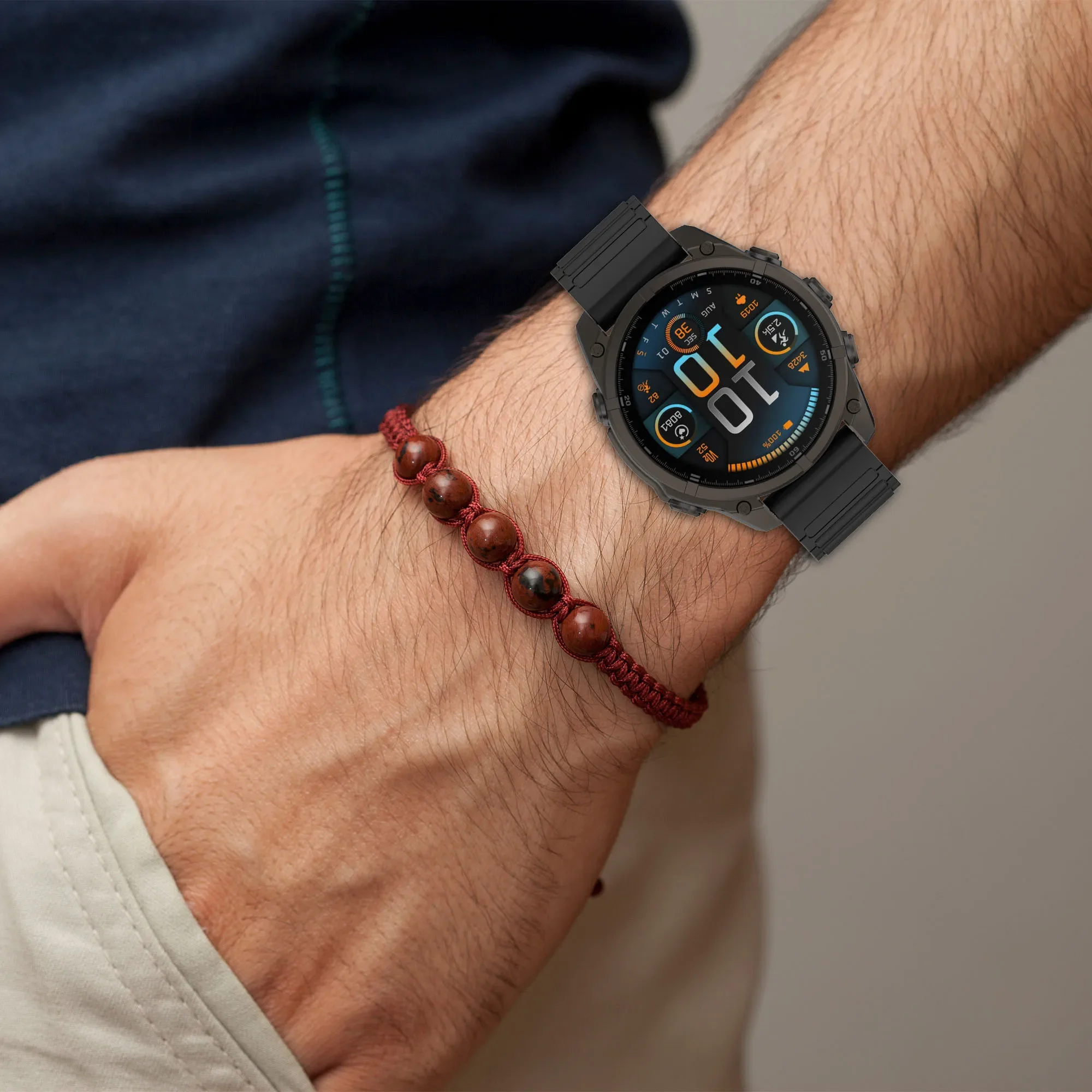 QuickFit Silicone Magnetic Bracelet - Versatile Strap in Various Sizes