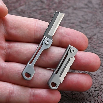 Mini Folding Knife – Stainless Steel Pocket Tool Keychain Pendant 1