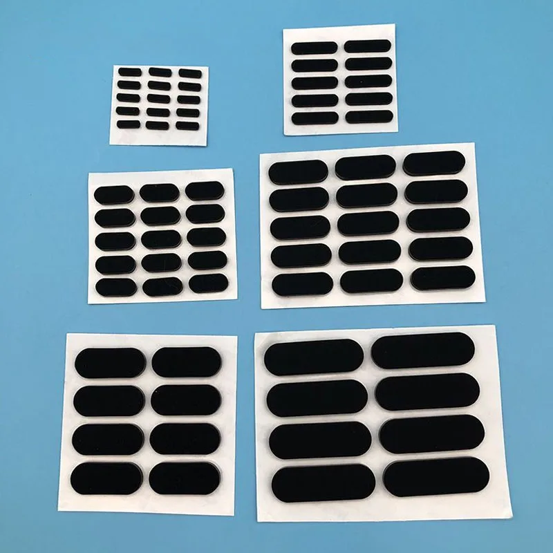 10PCS Thick 1.5mm Anti-slip Self Adhesive Silicone Rubber Feet Pad