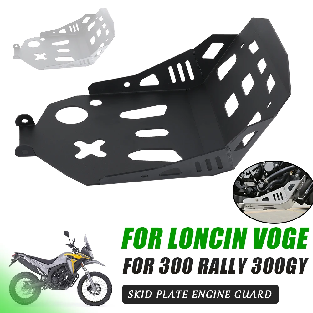 Per Loncin Voge 300 Rally Rally300 300 Gy Accessori Under Guard Skid Plate Copertura Di Protezione Del Motore Chassis Belly Pan Protector