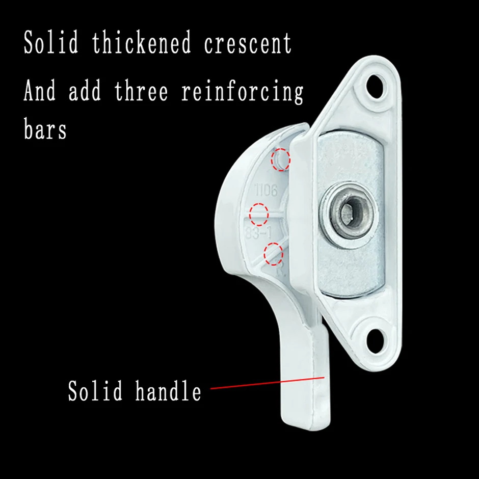 Description Picture 3 of itemPlastic Steel Window Crescent Lock Balcony Floor To Floor Translation Door Lock Hook Aluminum Alloy Door And Window Accessories