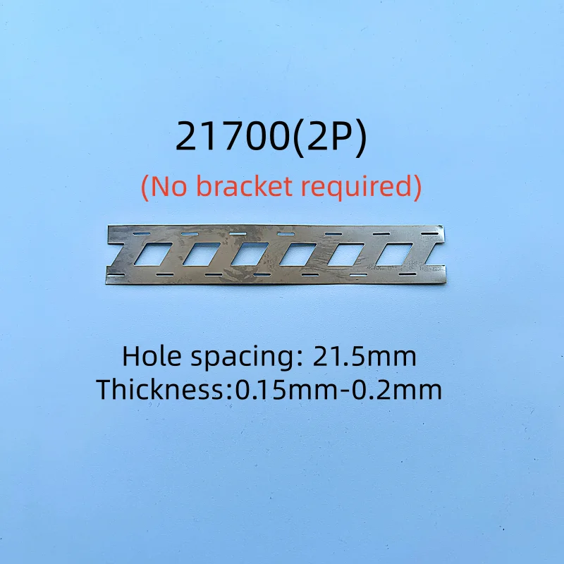 21700 배터리 홀 간격 21.5mm 연결판 스탬프 가공 SPCC 니켈 도금 1미터 병렬 연결 브래킷 없음 니켈 스트립