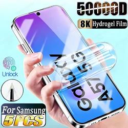 Premium Hydrogel Screen Protector Set - 5-Pack Film Shields for Enhanced Display Protection (A32 5G)