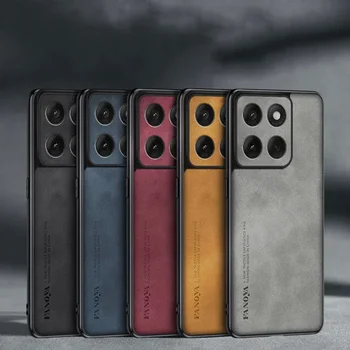 Sheepskin PU Leather Phone Back Case Cover For Motorola Moto edge 60 Neo 60 Fusion 60Pro X70 Air Bumper Coque For Moto edge 70 1