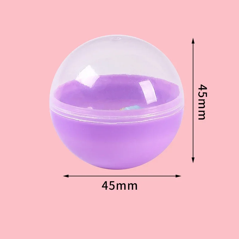 45mm Children Mini Claw Machine Toys Accessory Ball Automatic Operated Play Game Doll Machines Prizes Gifts Twisted Egg Balls 5