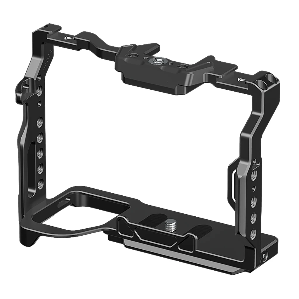 

FEICHAO A7R5 A7M4 Camera Cage Rig Light Mic Expansion Mount Monitor Holder Cold Shoe 1/4 3/8 Arri Hole for Sony A7R5 A7M4 Camera