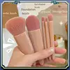 Latest Mini 5 Makeup Brushes Multifunctional Makeup Brush With Mirror Powder Brush Eye Shadow Brush Blending Brush 4