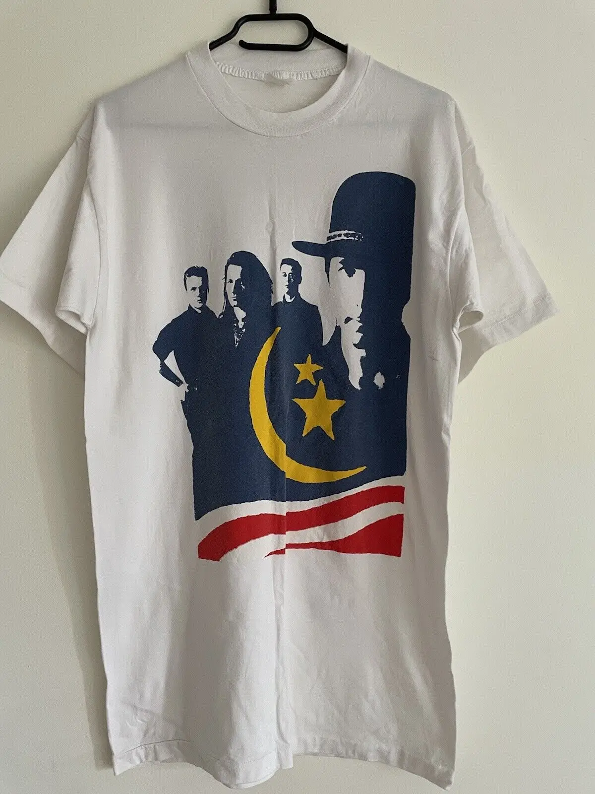 T-Shirt Da Concerto Vintage U2 Euro Tour Merch 1989 M Eurotour Rare Bb King London