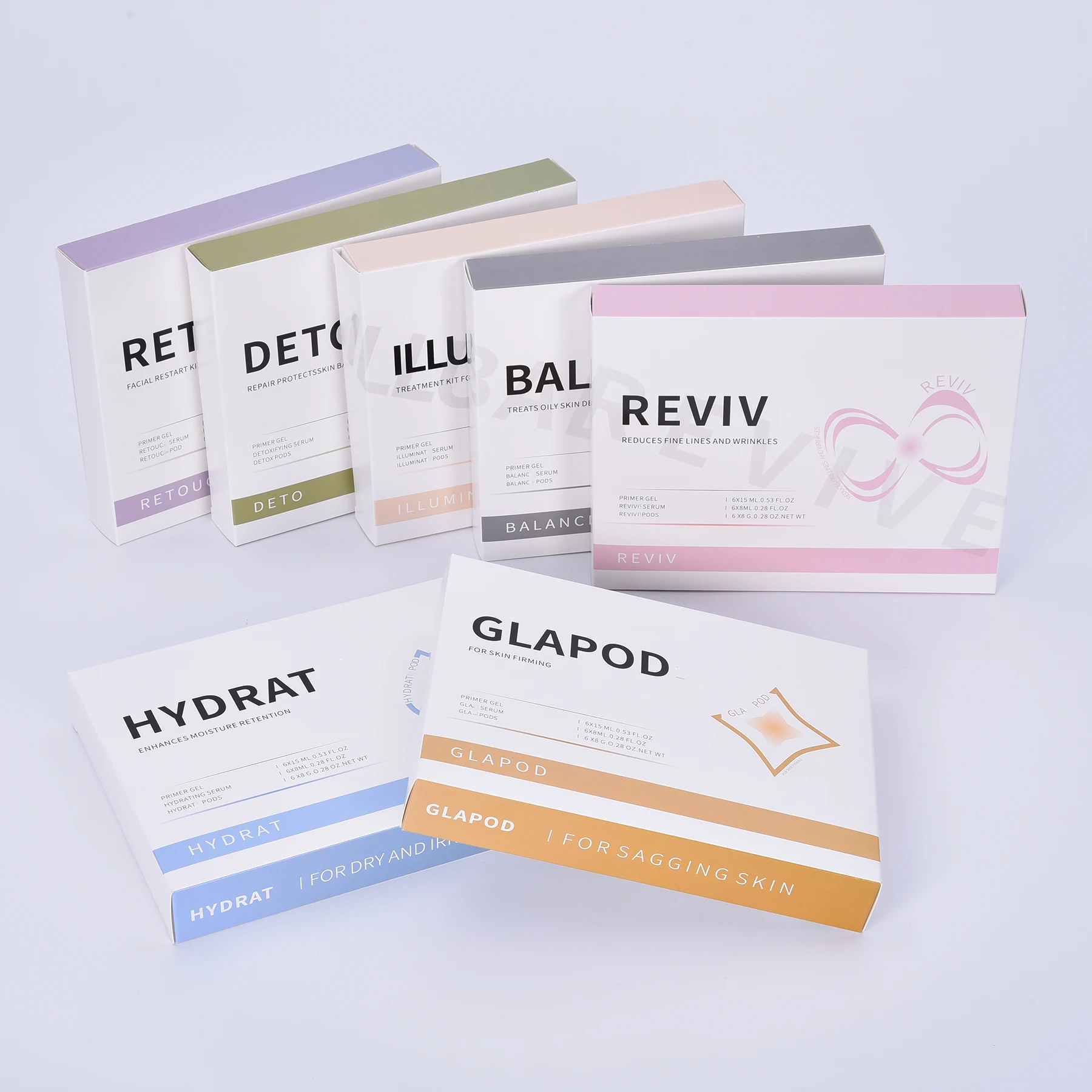 New Arrival 7 Type CO2 Oxygen Bubble Capsule Kit Skin Exfoliation Oxygen Bubble Pods Skin Care Beauty Serum Device 1