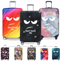 Don’t Touch Me Printing Luggage Protective Cover for 18-32Inch Suitcase Stretch Fabric Covers Trolley Cover Travel Accessories 1