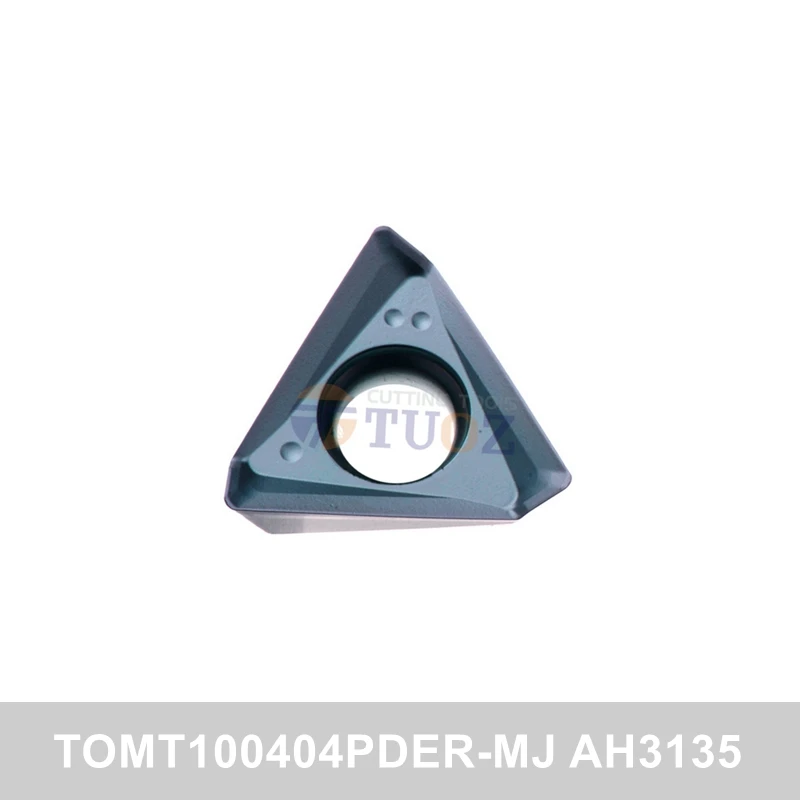 

100% Original TOMT100404PDER-MJ AH3135 Carbide Inserts TOMT 100404 PDER-MJ TOMT100404 Lathe Cutter CNC Turning Tools