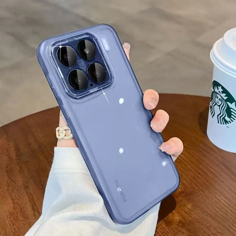 Advanced Drop-Proof Soft Shell Case with Built-in Lens Film, Anti-Scratch Protection, and Enhanced Durability