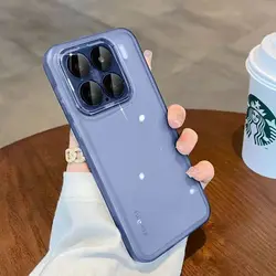 Advanced Drop - Proof Soft Shell Case with Built - in Lens Film, Anti - Scratch Protection, and Enhanced Durability for Xiaomi 15T (SKY BLUE)