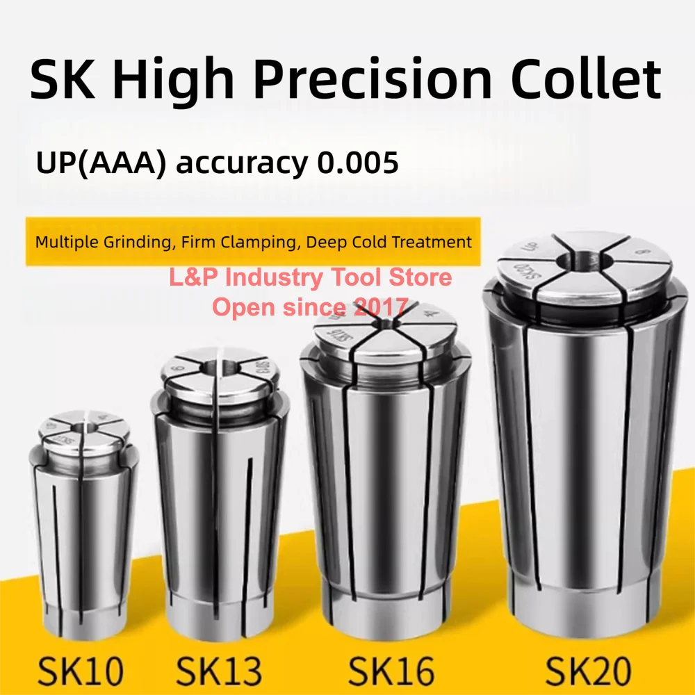Präzision AAA UP Kleine SK06/10/13/16/20/25 Spannzange Maschine Mini Drehmaschine Bohrfutter CNC Spindel Metall Fräsen Klemme 4mm Welle Werkzeug