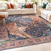 Carpet for Living Room Non-slip Machine Washable Floor Mat Creative Jungle Tiger Birds Print Area Rug Sofa Coffee Table Rugs 러그 1