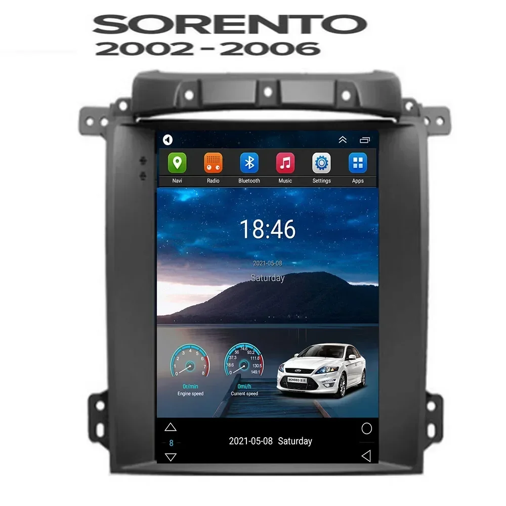 

Автомагнитола для Kia Sorento BL 2002-06, 2DIN, Android 13