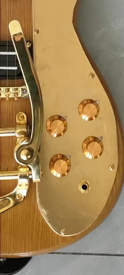 1 Stück Aluminium-Vollkern-Potentiometerknopf für E-Gitarre, Lautstärke- und Tonregler, Rundes Loch 6MM, Schraubbefestigung – Detail 1