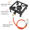 Tomshoo 8KW Gas Boiling Ring Cast Iron Burner Large LPG Stove Outdoor Cooker Iron Frame Portable Fire Control Stove Camp Supply 3