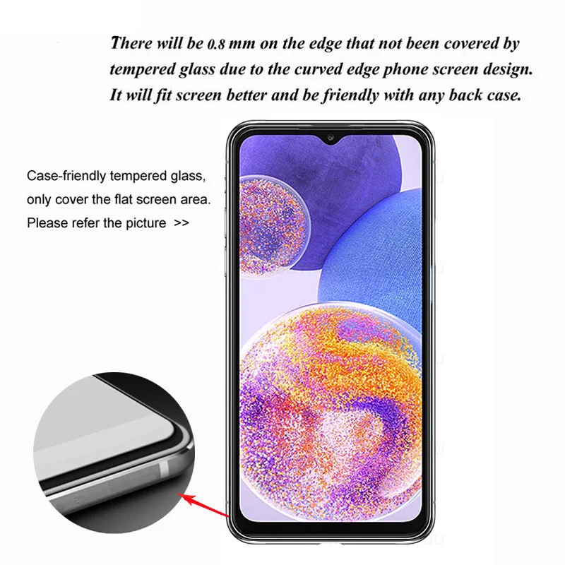 Premium 3-Pack Tempered Glass Screen Protector - Ultra Clear 10H Hardness Protective Film