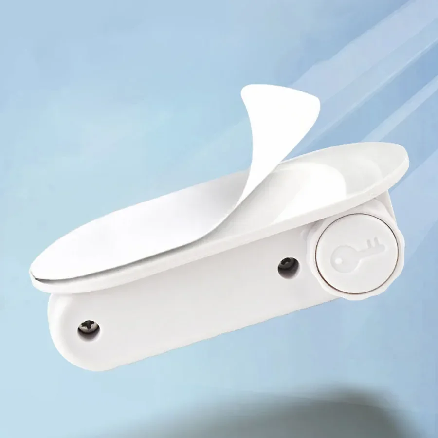 new Door Lever Lock Universal Anti-open Handle Child Baby Safety Locks Punch-free Multifunction Hidden Button Buckle Safety Lock