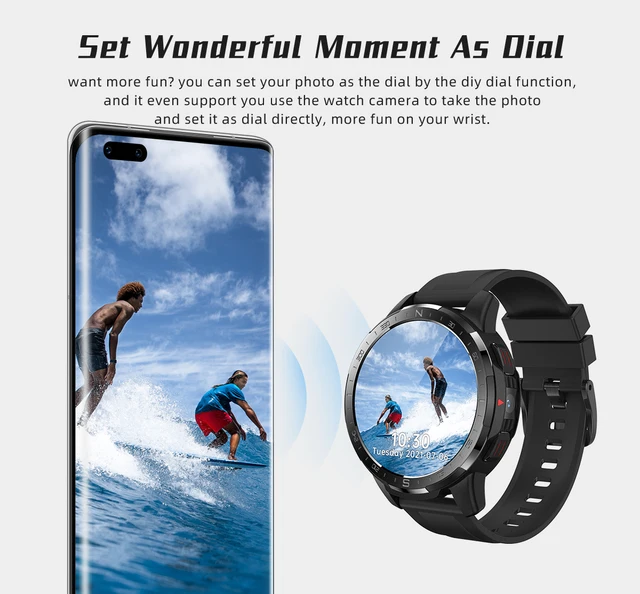 39$ Android SmartWatch with SIM - 4G LTE - WIFI 