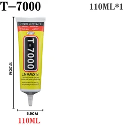 Premium Black T - 7000 Strong Adhesive Glue for Electronics Repair (Available in 15ml/50ml/110ml) (T7000 110ML)