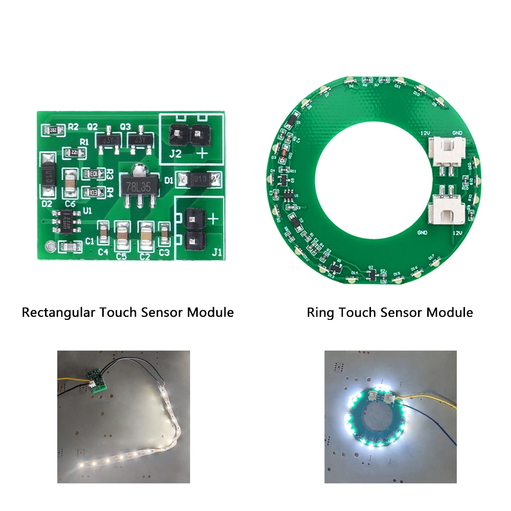 Sensore Tattile Modulo Emettitore Di Luce A Led Tavolo Da Fiume Luminoso Tavolo Da Notte Stellato Modulo Driver Da Tavolo A Induzione