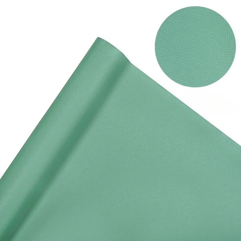 137CM X 90CM 0.45mm 얇은 크로스 패턴 PU 가죽 탄성 바닥, 보석 안경..