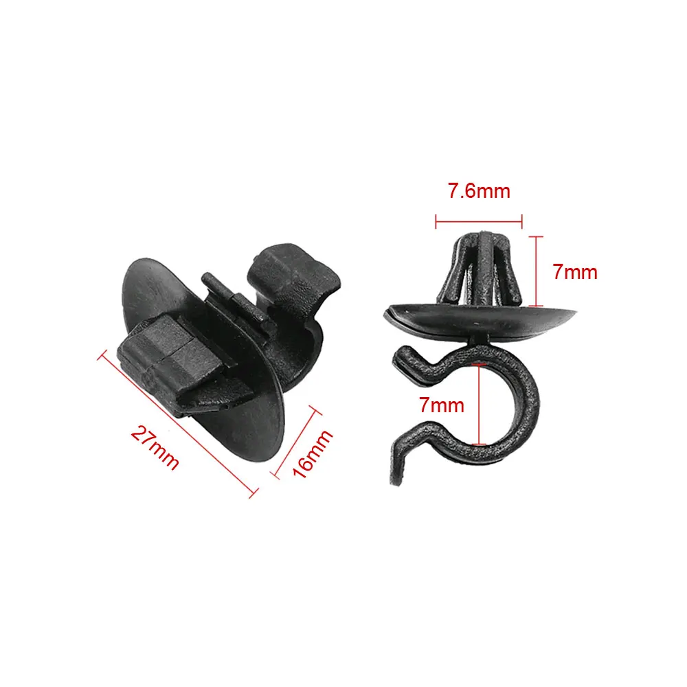 2Pcs Car Hood Bonnet Rod Support Prop Clip Stay Clamp Holder per Citroen C2 C3 C4 C5 AX Berlingo B9 eurovan Evasion fermo