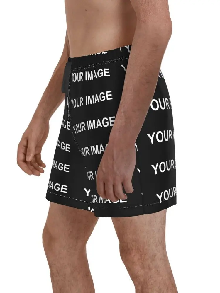 Your Image Custom Made Board Shorts Custom Design Your Own Bathing Swimming Trunks Customized Men Swim Trunks 5