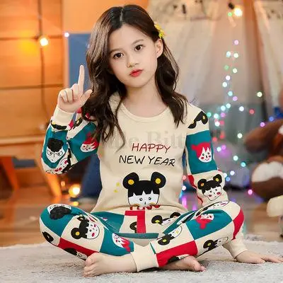 Spring Autumn Long Sleeve Cotton Boys Pajamas Sets Totoro Pyjamas Kids Pijamas for Teenager Teens Sleepwear for 8 10 12 14 Years cotton pajama sets Sleepwear & Robes