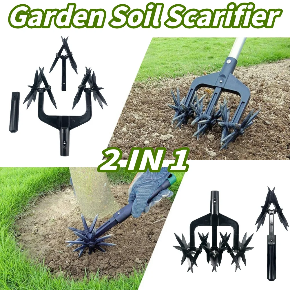 New 2 in 1 Garden Soil Scarifier 1