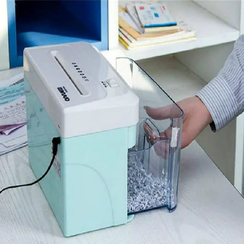 New Multifunctional Shredder Granular Mini Desktop Office Home Electric File Shredder After 2*10mm Home Office Paper