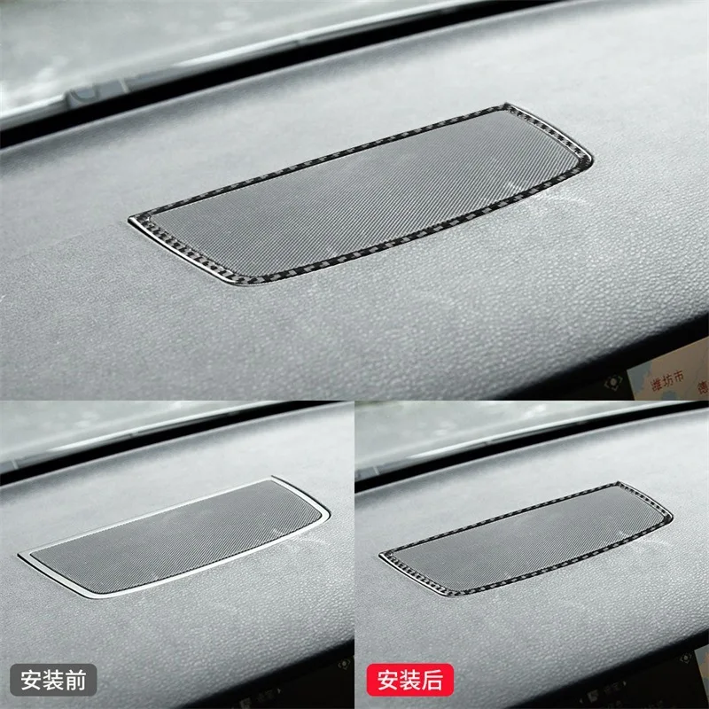 

FOR BMW Old X5 X6 E70 E71Modifying the interior Carbon fiber pattern Instrument air outlet Audio frame Automotive Interior