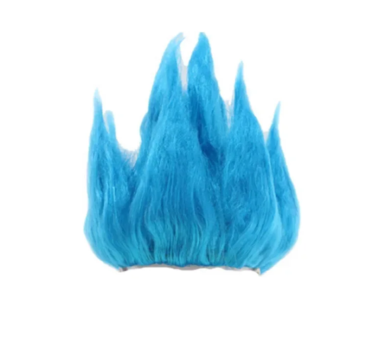 Erwachsene Kinder Z Cosplay Perücken Goku Anime Kostüm Party Dress Up Schwarz Blau Gelb Perücke Halloween Karneval Party Perücke – Detail 3