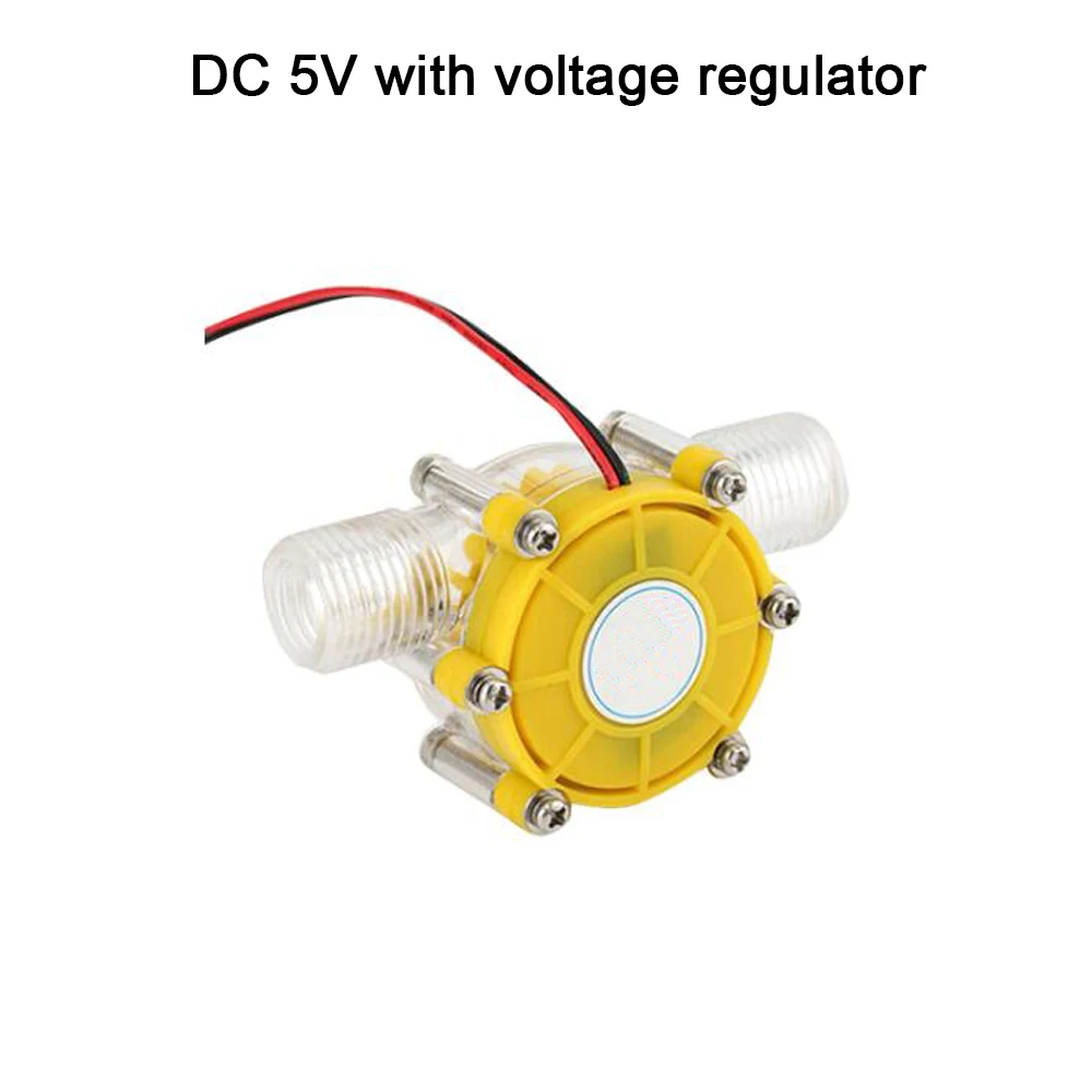 DC 5V 12V 0-80V Micro Hydro Generator Turbine Flow Hydraulic Conversion Water Flow Generator Energy Conversion Energy Generators hydroelectric generator
