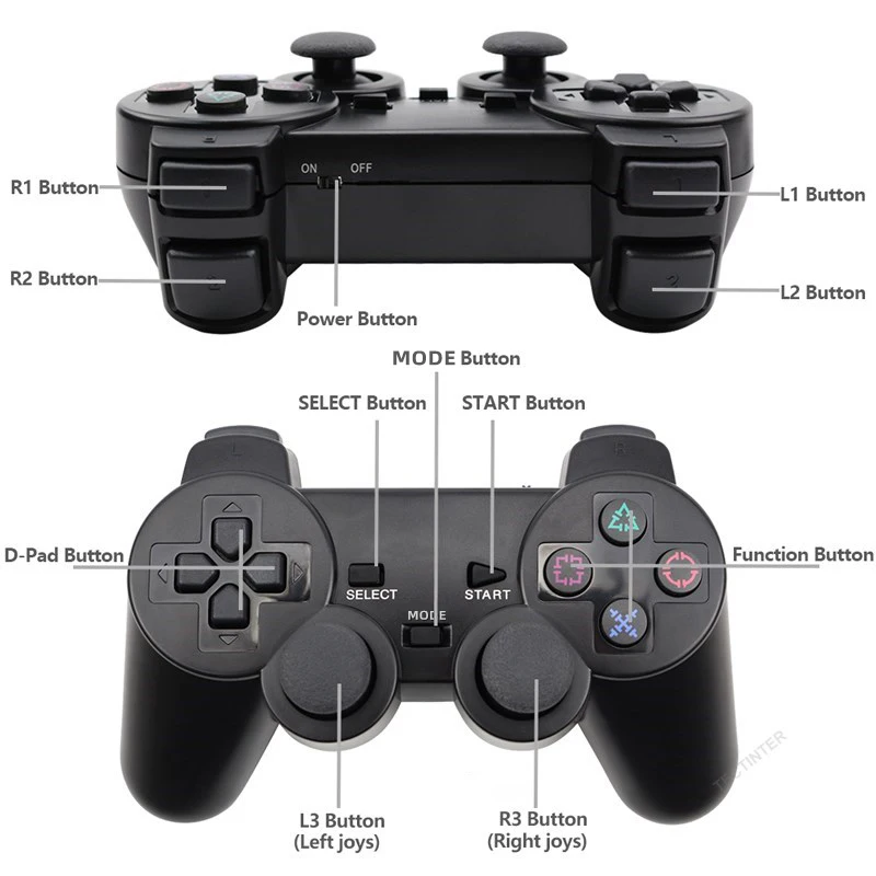 Ps2用ワイヤレスコントローラー,bluetooth,sony ps2用