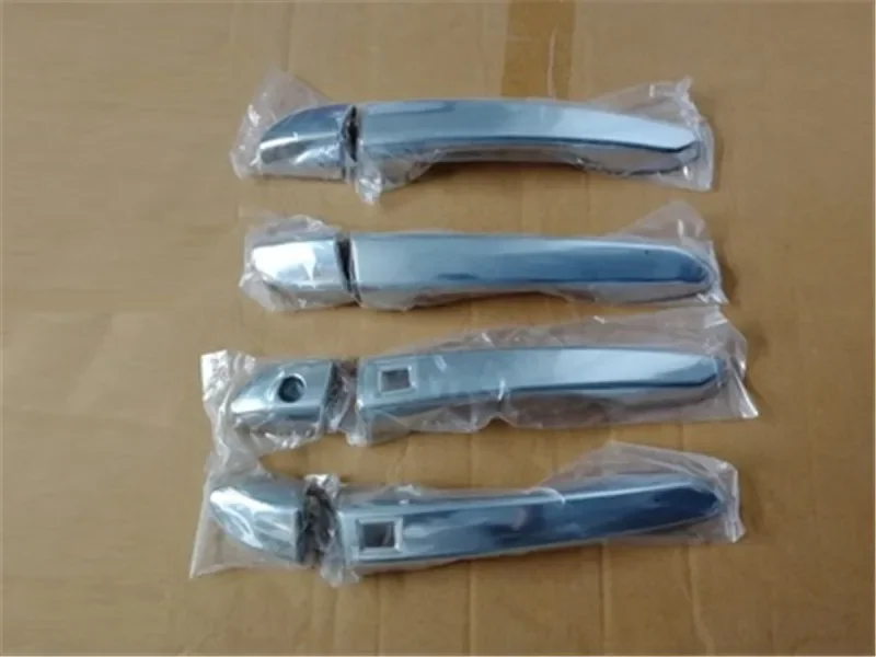 Car Door Handle Covers Trim Decoration Bowl ABS Chrome for Hyundai Tucson 2015