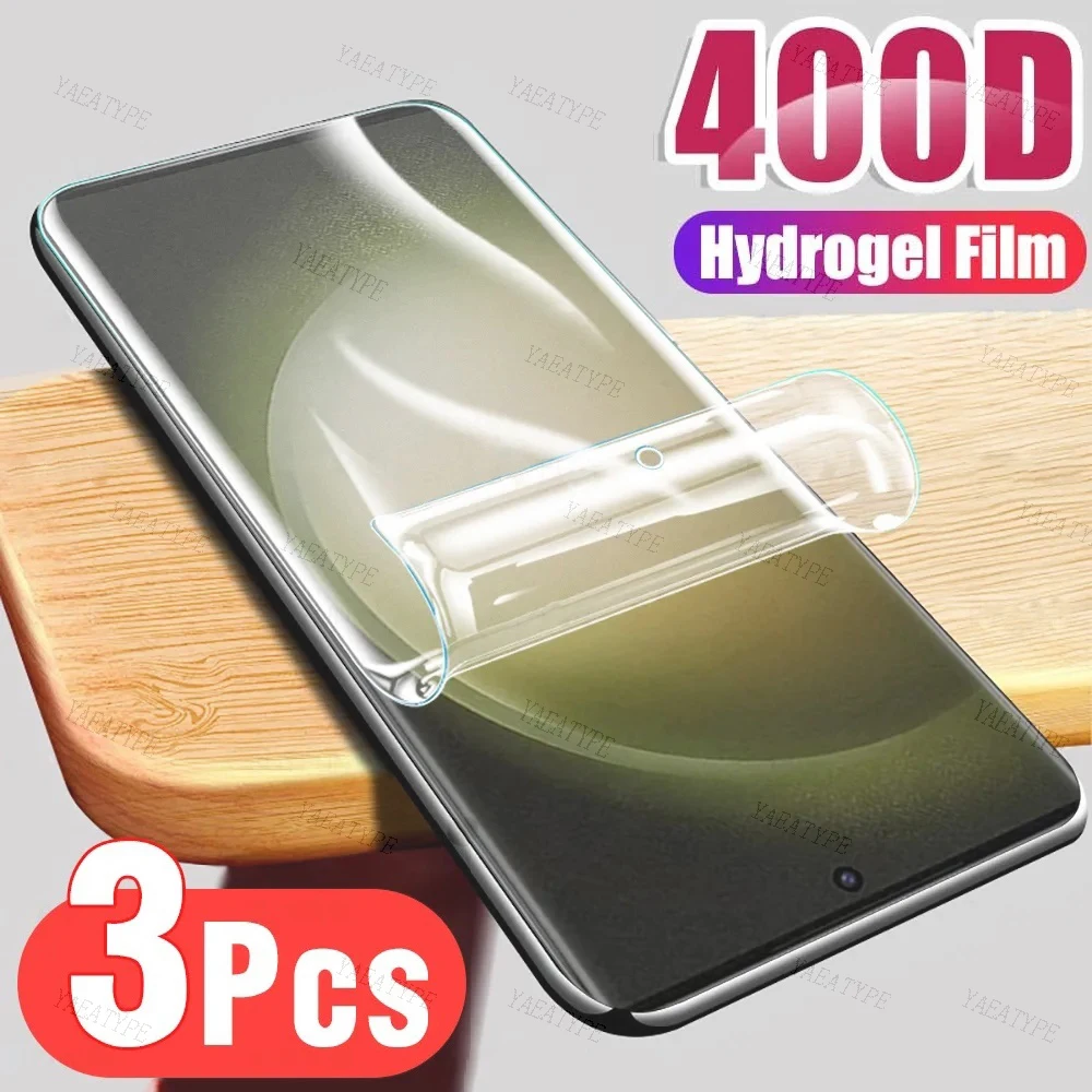 Premium 3-Pack Hydrogel Screen Protector Films
