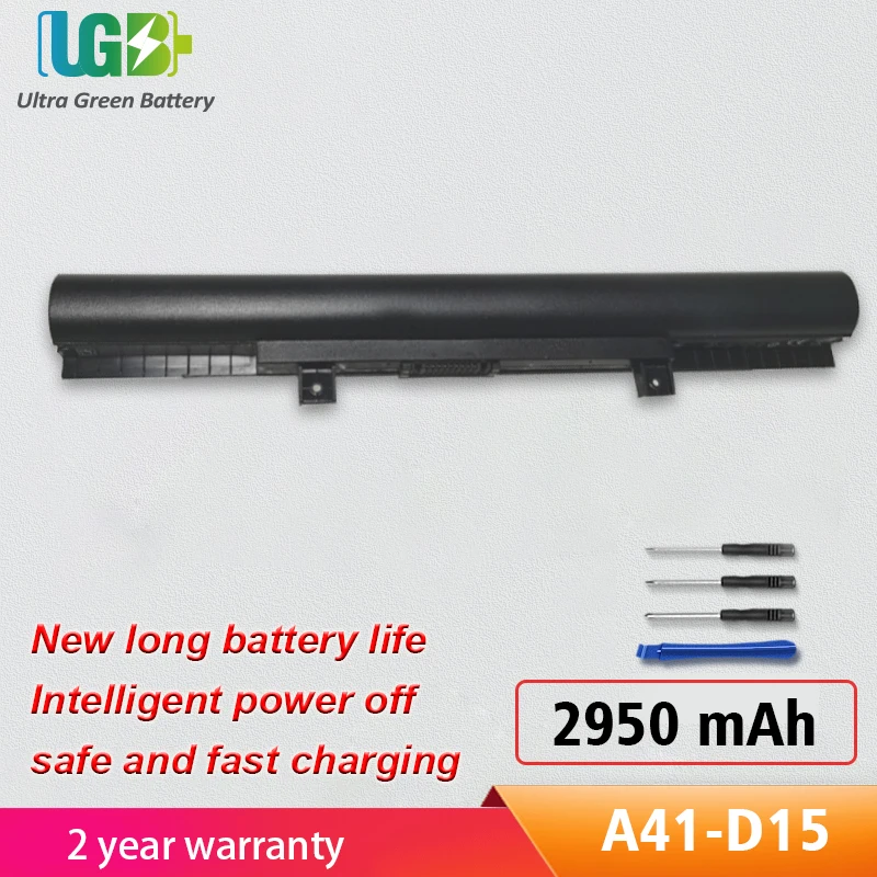 

UGB Новый A41-D15 Аккумулятор для Medion Akoya E6416 P6659 E6424 P6657 ERAZER P6661