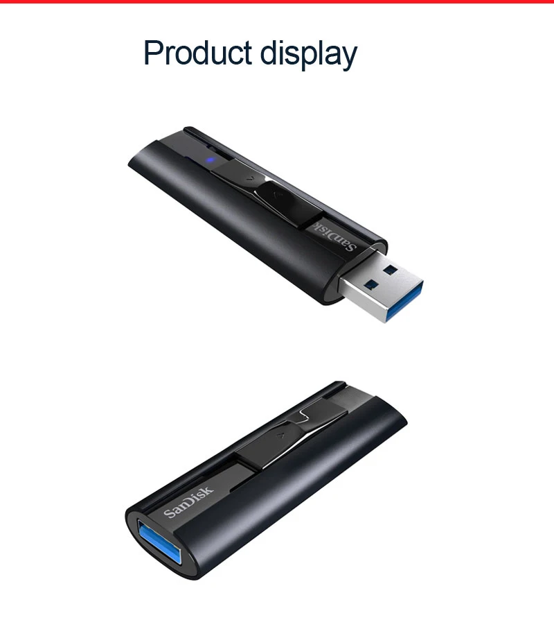 flash drive de estado sólido 256gb pen