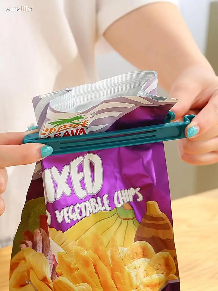 Food Clips 10-Piece Food Bag Sealing Artifact Sealing Clip Long Snack Clip Kitchen Food Bag Preservation
