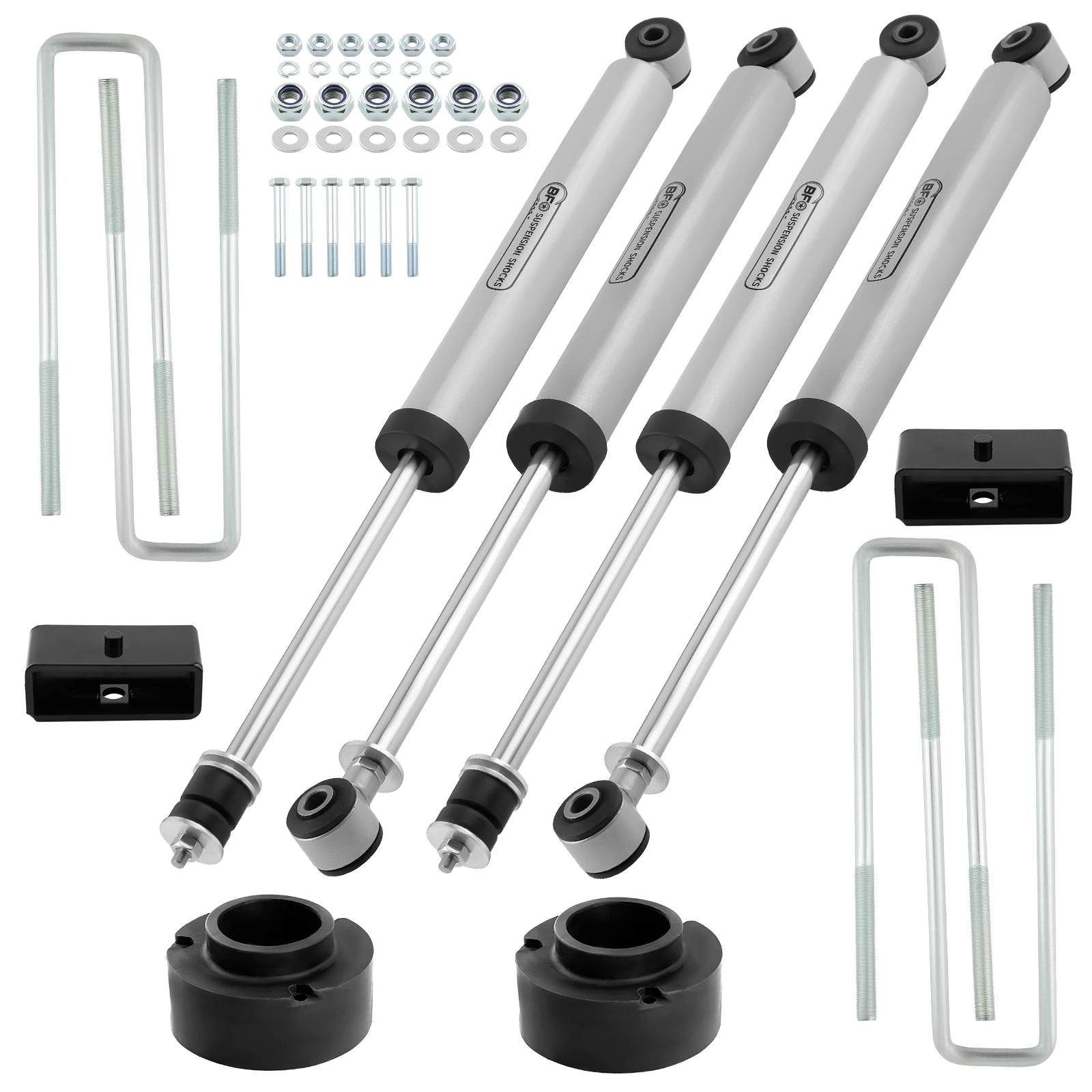 

2 1/2 inch Suspension Lift Kit w/Shocks for Dodge Ram 1500 4WD 1994-2001