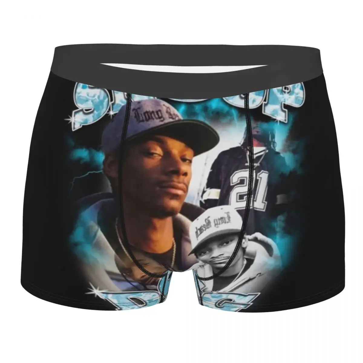 

Cool Snoop Dogg Boxers Shorts Underpants Men's Comfortable Music Rapper Briefs Sexy Couple Underwear