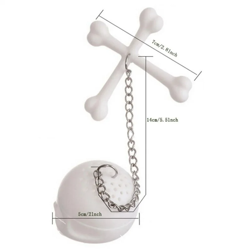 tea infuser tea strainer tea filter Creative Skull Head Shape Silicone Tea Infuser Tea Strainer Bag Scented Reusable Cartoon Model Brewing Kitchen Tool