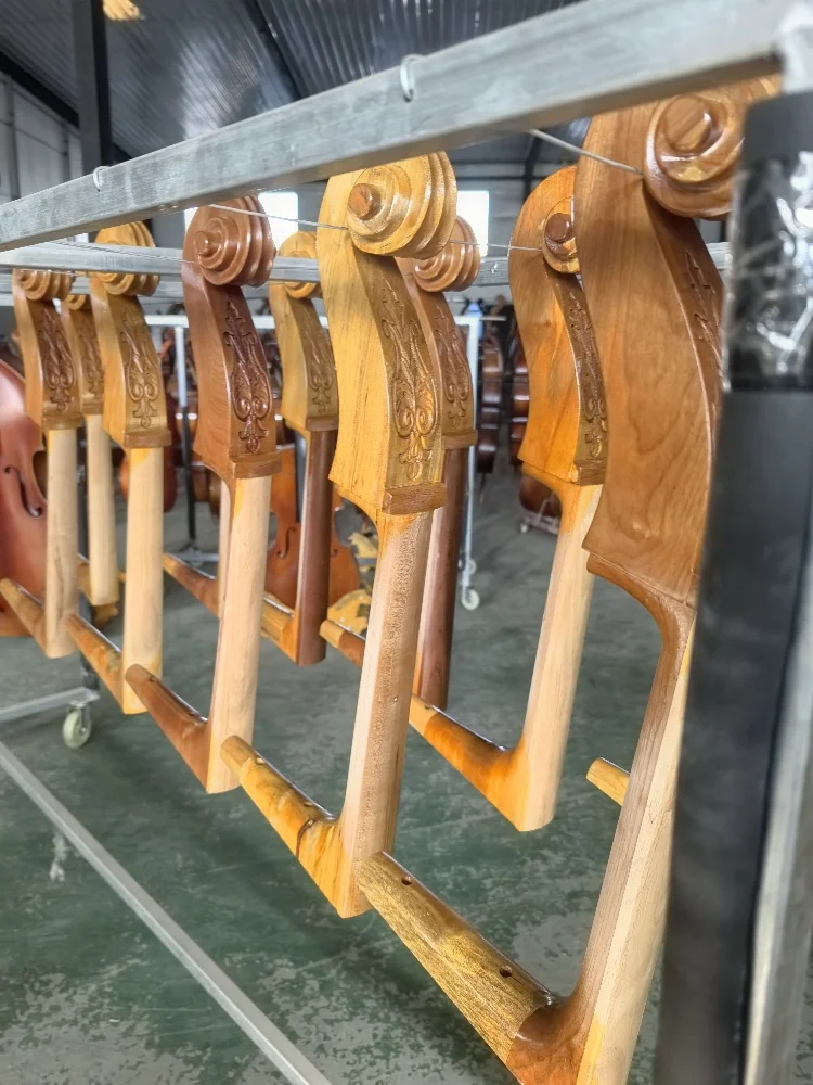 Double bass neck maple, high quality, 4 strings, 3/4, regular double bass neck, 1 piece