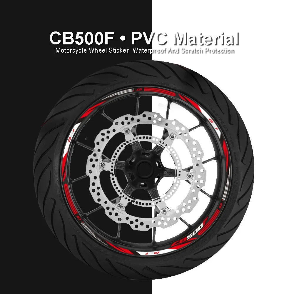 

Наклейка на колесо мотоцикла, водонепроницаемая наклейка, обод, полоса, лента 17 дюймов для Honda CB500F CB500 CB 500 F 500F 2013-2023 2020 2021